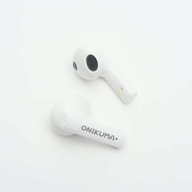 Onikuma TWS T301 Bluetooth Earbuds- White