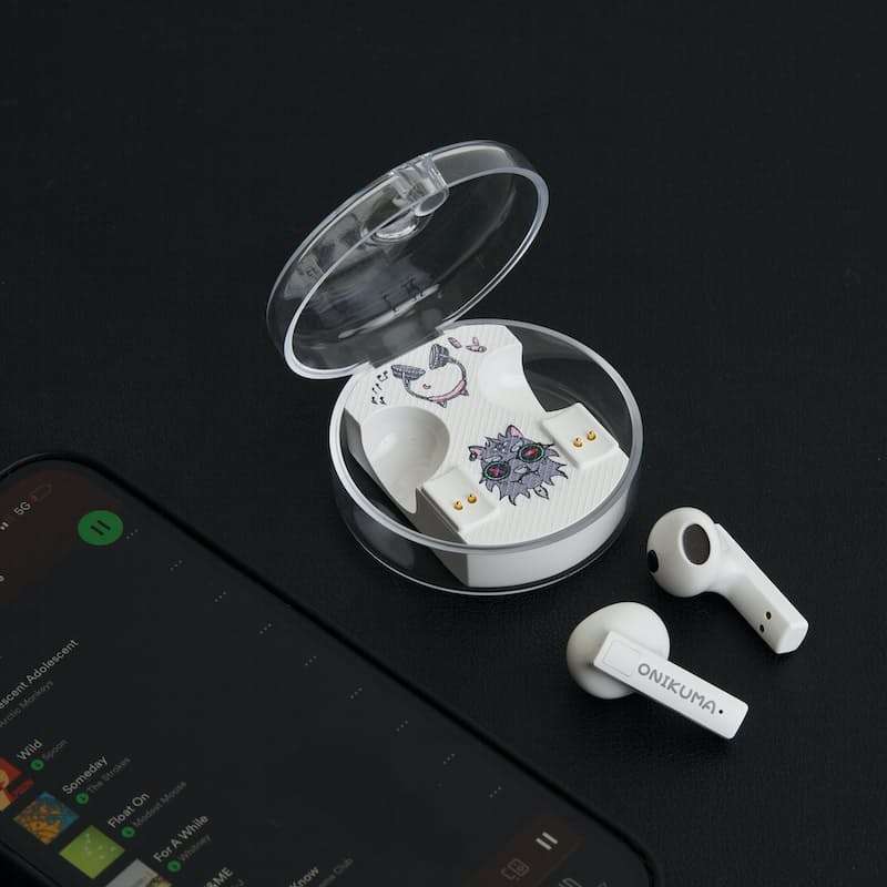 Onikuma TWS T301 Bluetooth Earbuds- White