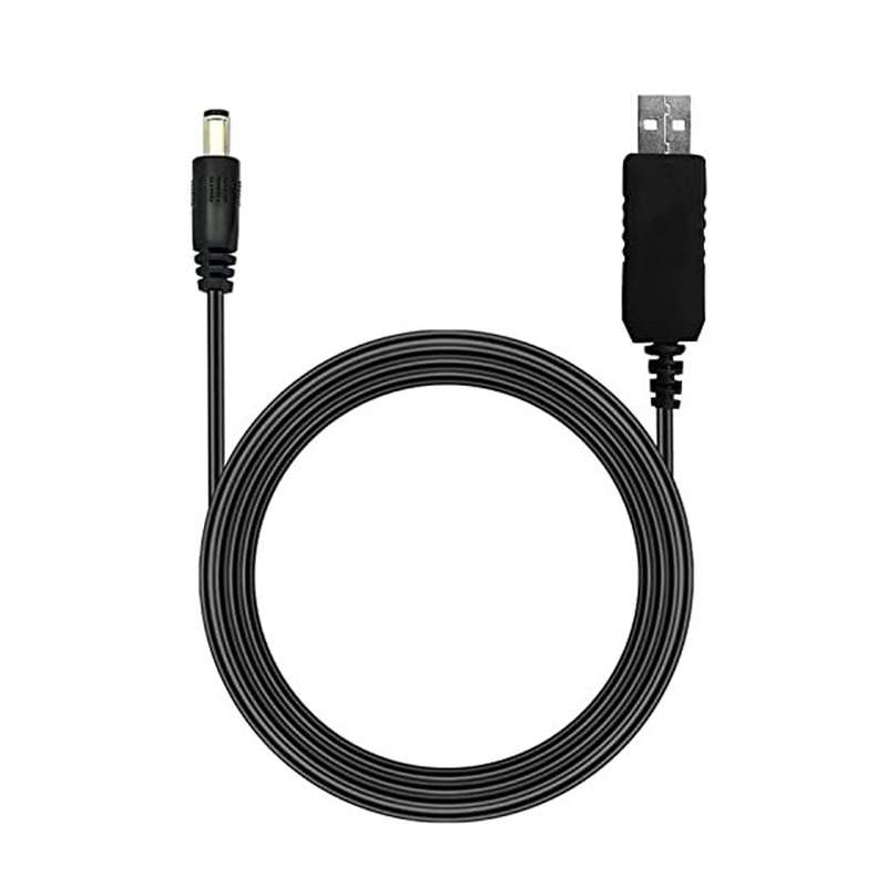USB to 12V DC Cable Convertor with 2.1mm Male Connector