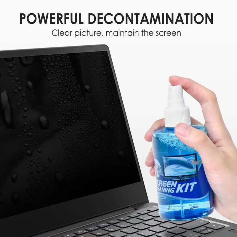 Big LCD Screen Cleaning Kit 3-In-1 for TV, Smart Phone, Monitors , Laptop
