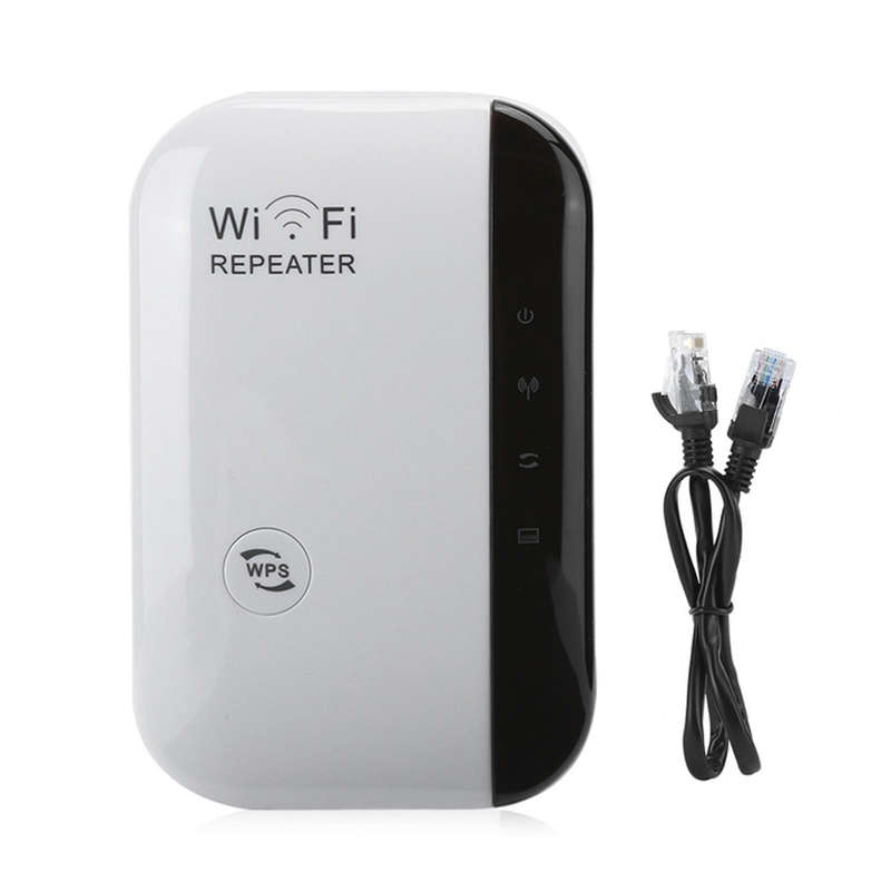 Wifi Range Extender Wireless-N Wifi Repeater 300M Signal Extender Home Or Office for Wireless Int...