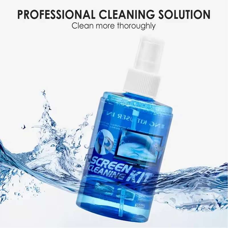 Big LCD Screen Cleaning Kit 3-In-1 for TV, Smart Phone, Monitors , Laptop