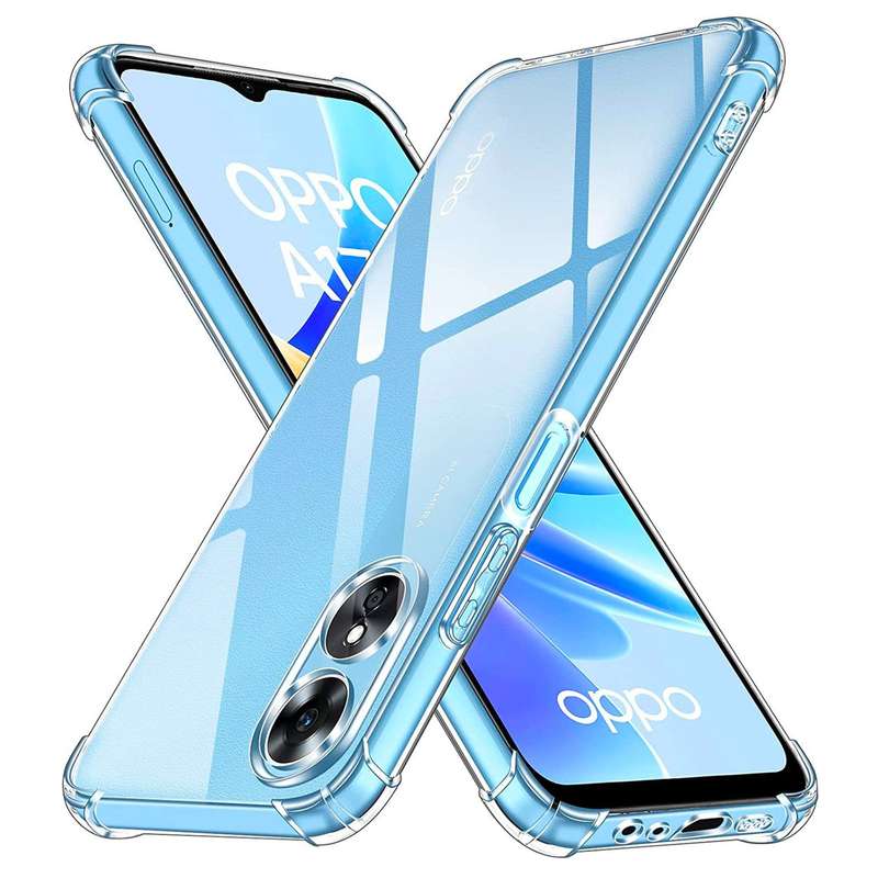 Protective Shockproof Transparent Case Designed for Oppo A17 / A17K