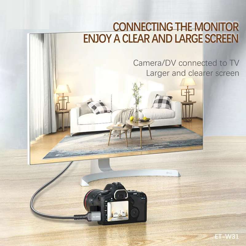 EARLDOM High Speed Full HD 1080P 8K HDMI Cable Audio Video cable 3 Meter