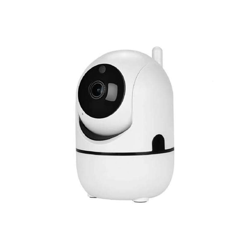 Smart WiFi Camera Indoor Auto Track IP Camera Baby Monitor Nanny Camera - White
