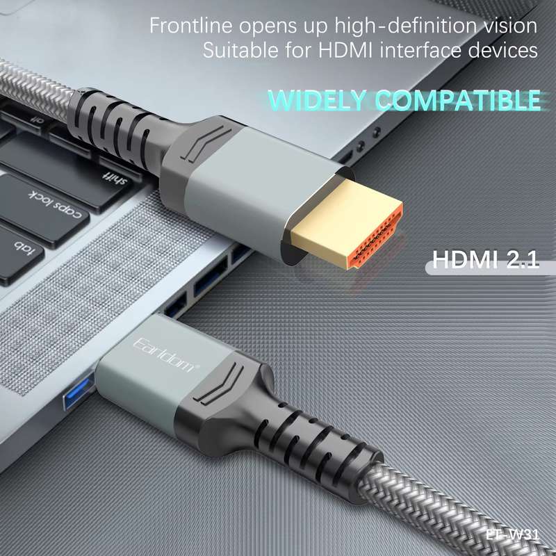 EARLDOM High Speed Full HD 1080P 8K HDMI Cable Audio Video cable 3 Meter