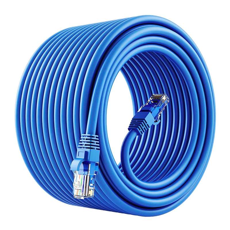 Cat6 Network LAN Cable Ethernet Patch Lead Fast Internet RJ45 Connectors