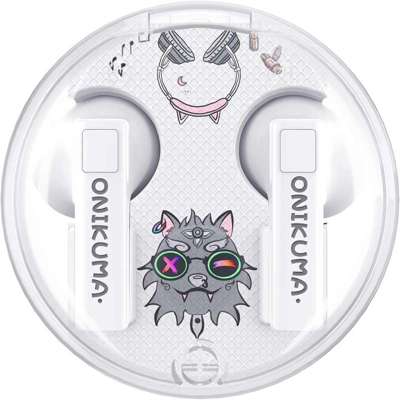 Onikuma TWS T301 Bluetooth Earbuds- White