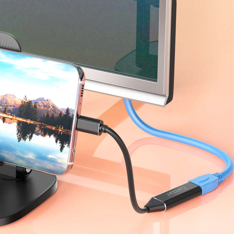 Earldom W11 Type-C To Female HDMI Adapter (4K Resolution) HDTV Adapter