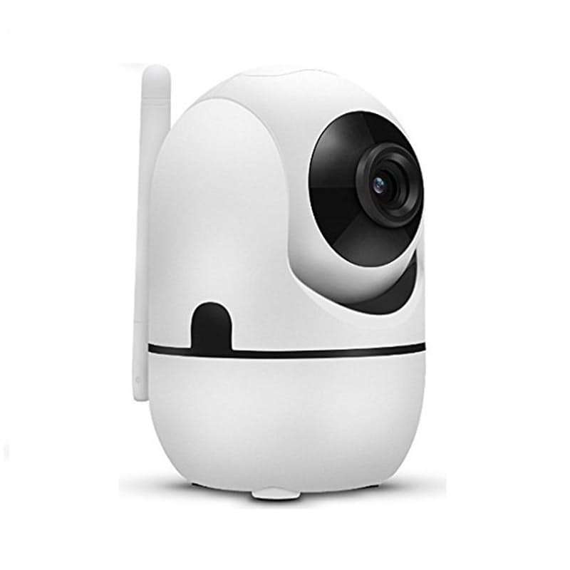 Smart WiFi Camera Indoor Auto Track IP Camera Baby Monitor Nanny Camera - White