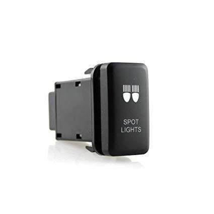 Toyota Push Switch 40x20mm for Spot Lights white LED Light