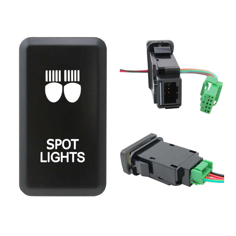 Toyota Push Switch 40x20mm for Spot Lights - White
