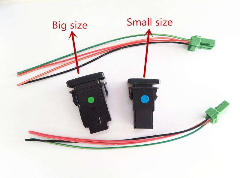 Toyota Push Switch 40x20mm for Spot Lights white LED Light