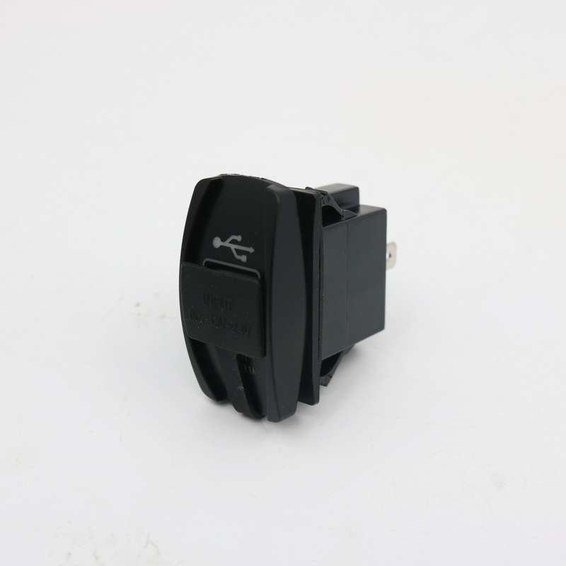 3.1A Rocker style USB charger, blue LED