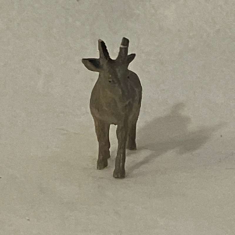 Miniature Plastic Goat (Miniature, suitable for printer's tray)