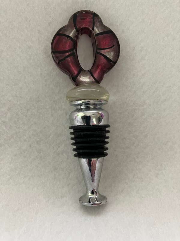 'Murano' Style Glass Bottle Stopper