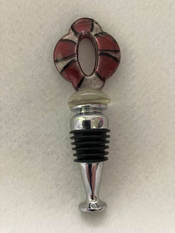 'Murano' Style Glass Bottle Stopper