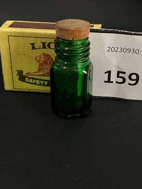 Green Bottle with Cork (Miniature, suitable for printer's tray)