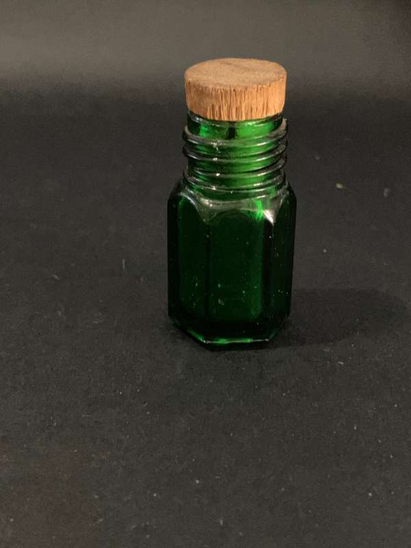 Green Bottle with Cork (Miniature, suitable for printer's tray)