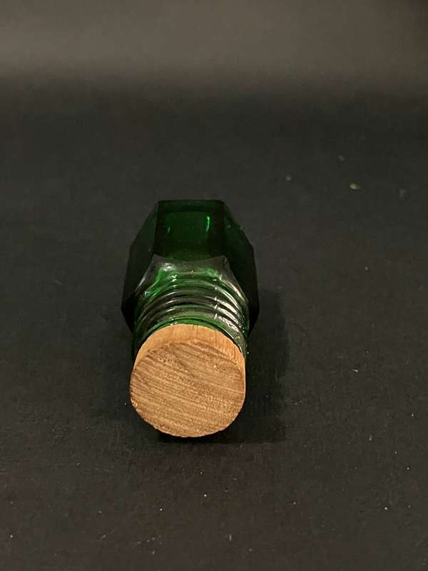 Green Bottle with Cork (Miniature, suitable for printer's tray)