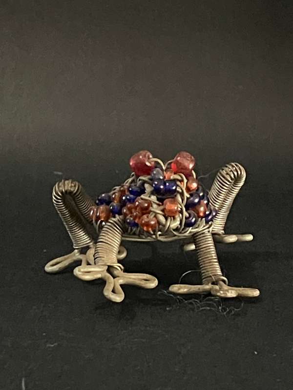 Wire Beaded Frog / Toad for Keyring (Miniature, suitable for printer's tray)