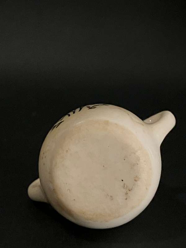 Ceramic Sugar Bowl, 1970's-style, 'earthenware'-style (Miniature, suitable for printer's tray)