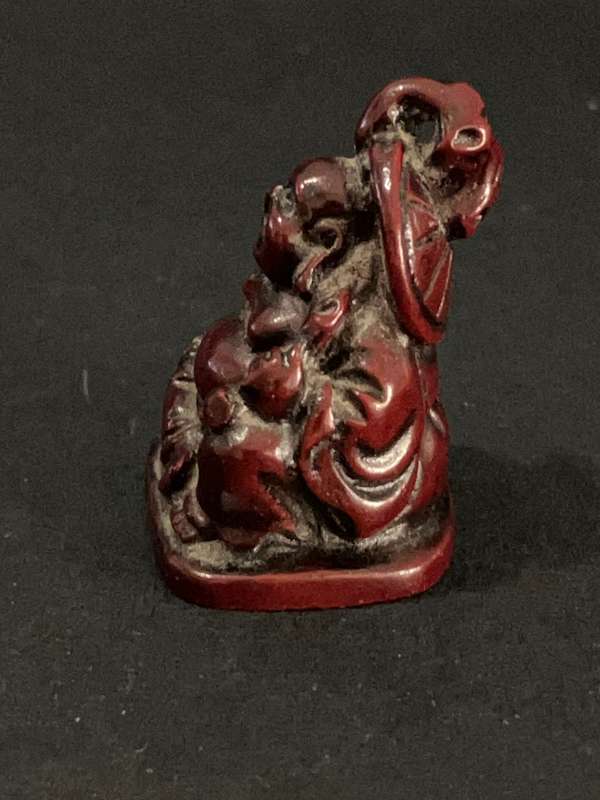 Beautiful Maroon Buddah (Miniature, suitable for Printer's Tray)