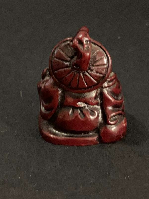Beautiful Maroon Buddah (Miniature, suitable for Printer's Tray)
