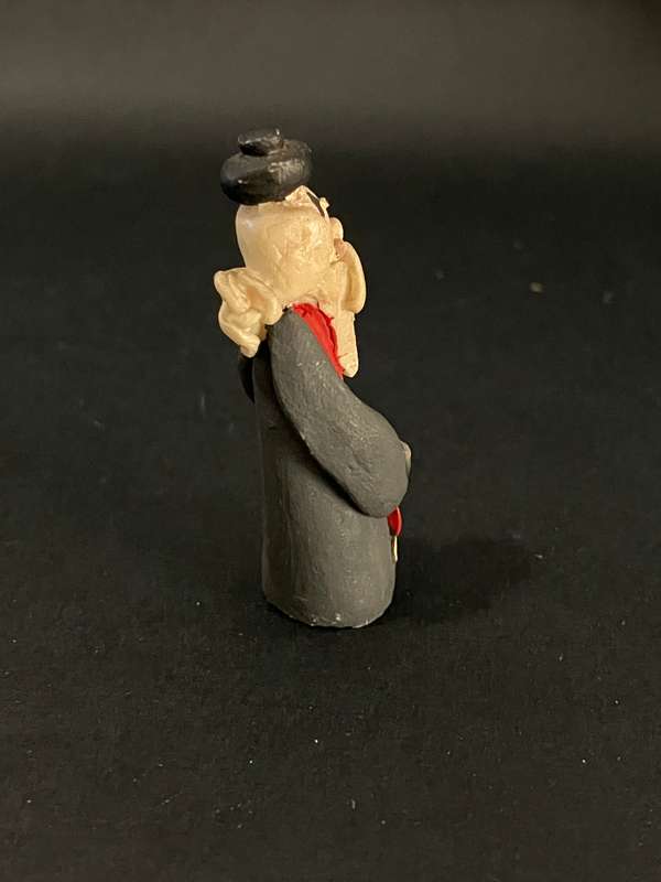 Priest Wooden Figurine (Miniature, suitable for printer's tray)