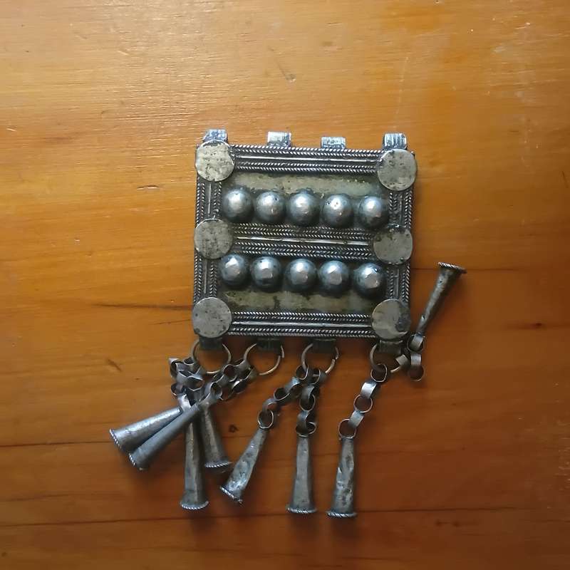 Antique Silver Ethiopian Engagement Pendant