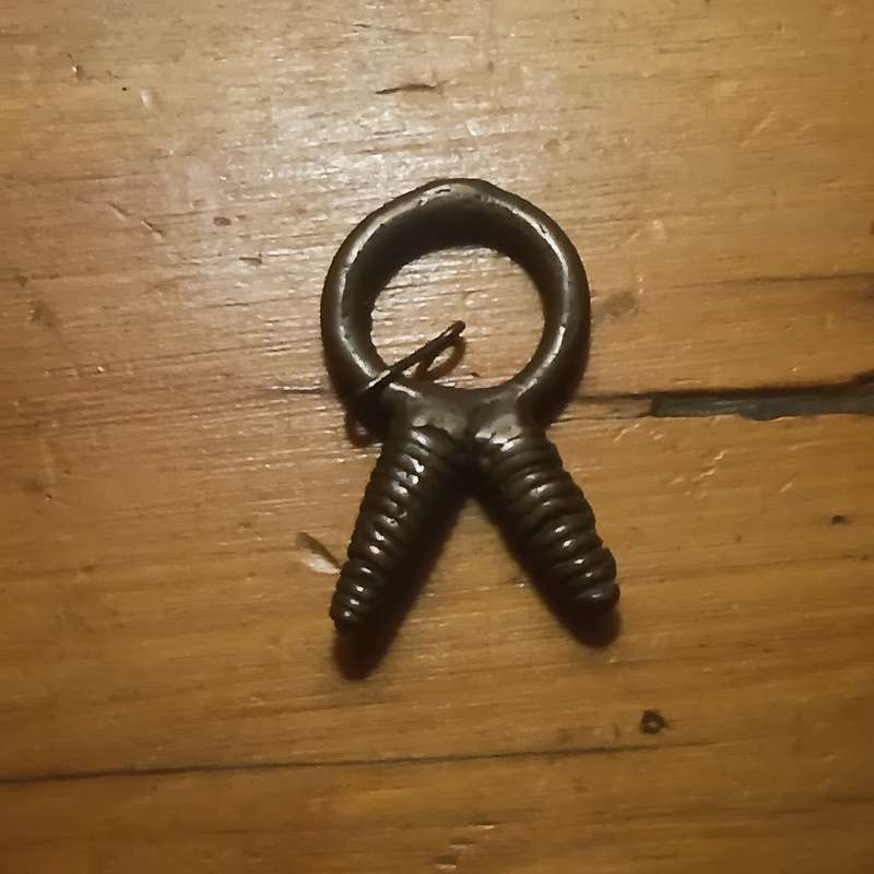 Antique Cameroonian Double Phallic Bronze Ring