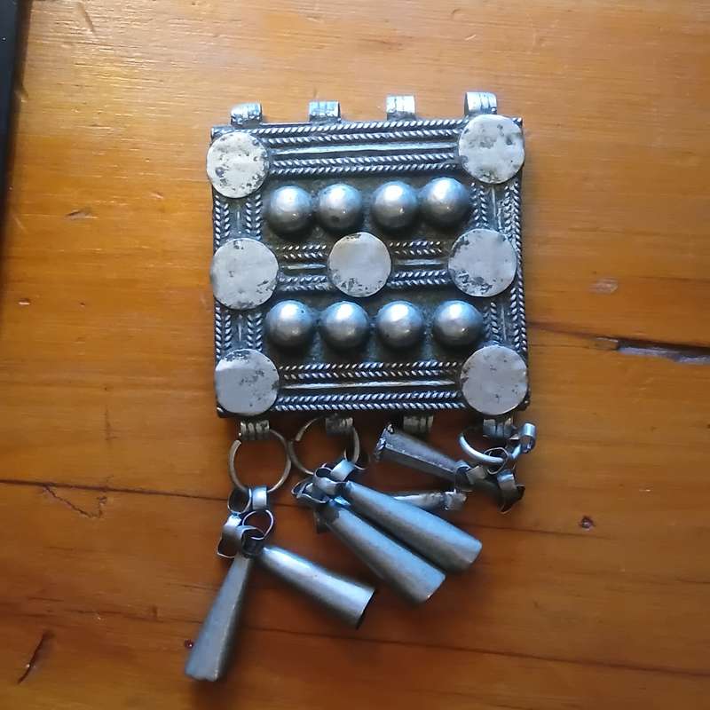 Antique Silver Ethiopian Engagement Pendant