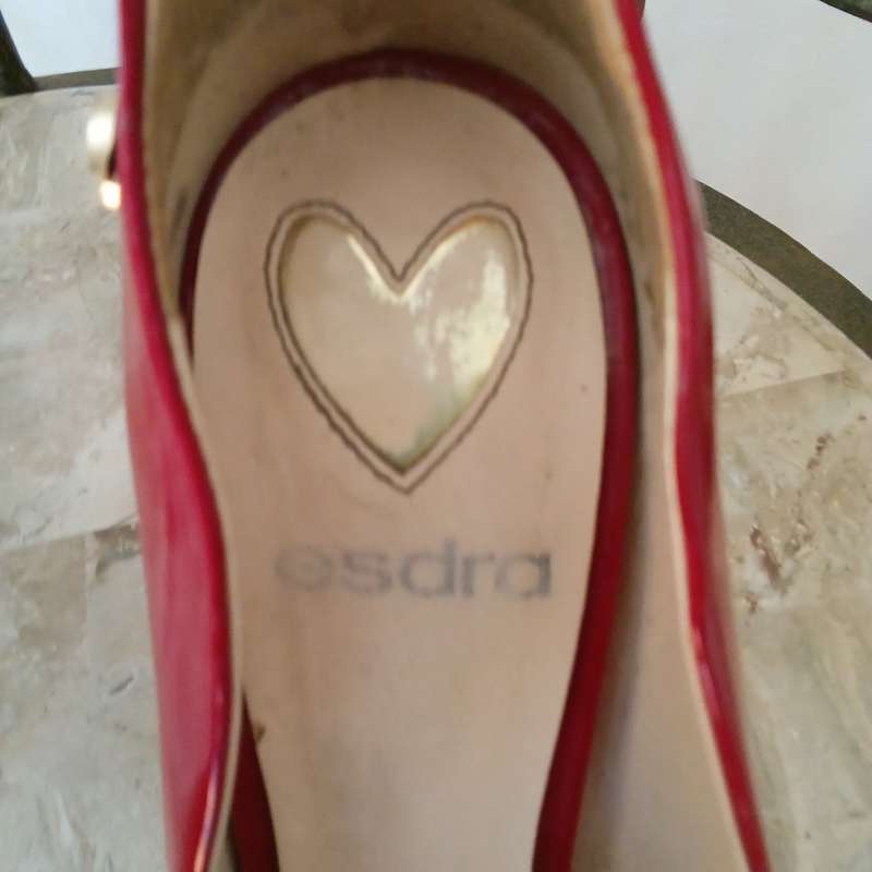 Shoes Heel, Red Patent, Esdra