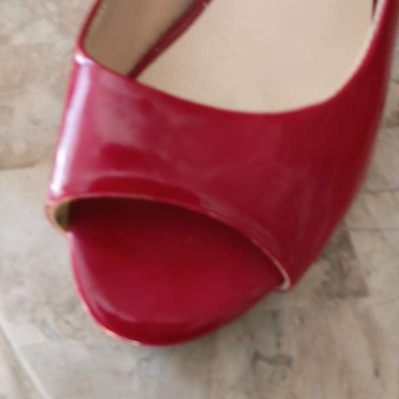 Shoes Heel, Red Patent, Esdra