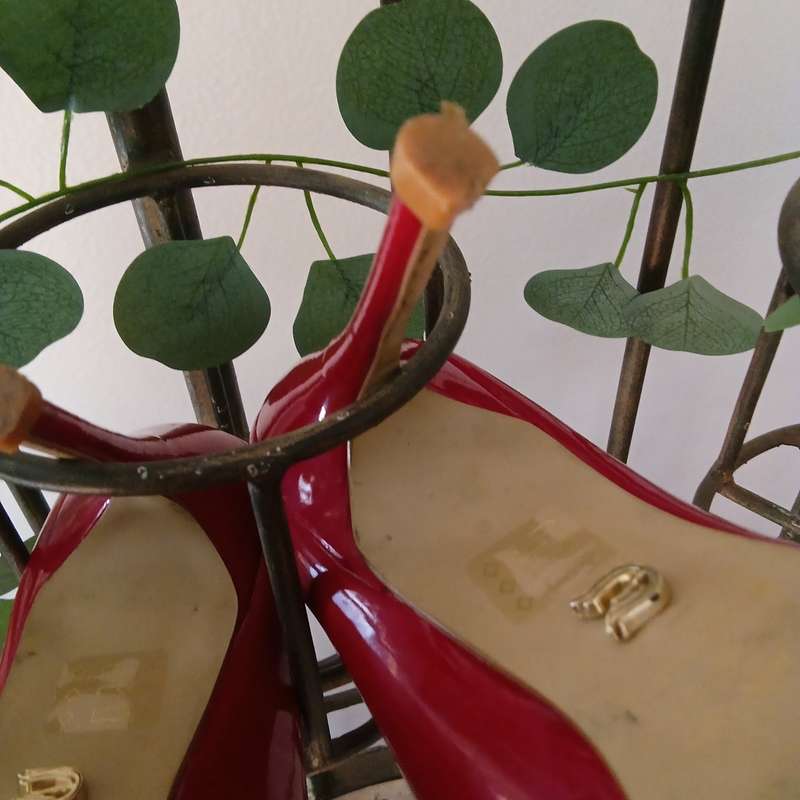Shoes Heel, Red Patent, Esdra