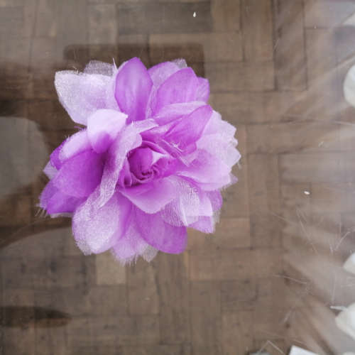 Purple Flower Brooch