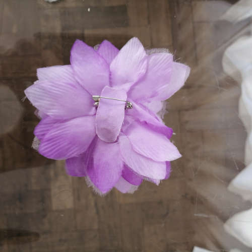 Purple Flower Brooch