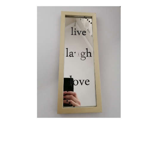 Mirrors (Pair) with Inspirational Message