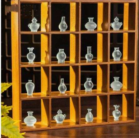 Frosted Glass Bottles (Miniature)
