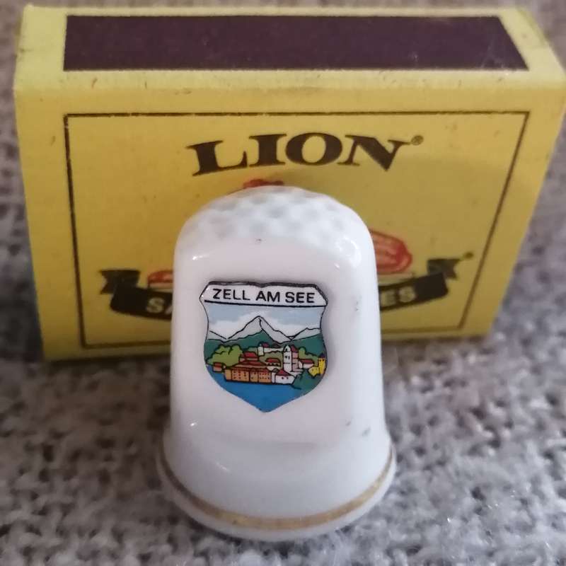 Thimble Souvenir Zell Am See (suitable for Printer's Tray)