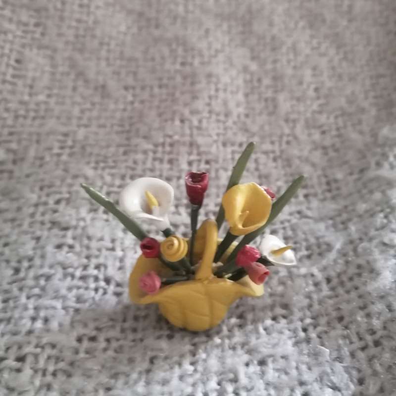 Bouquet Flowers Fimo (Miniature, suitable for Printer's Tray)