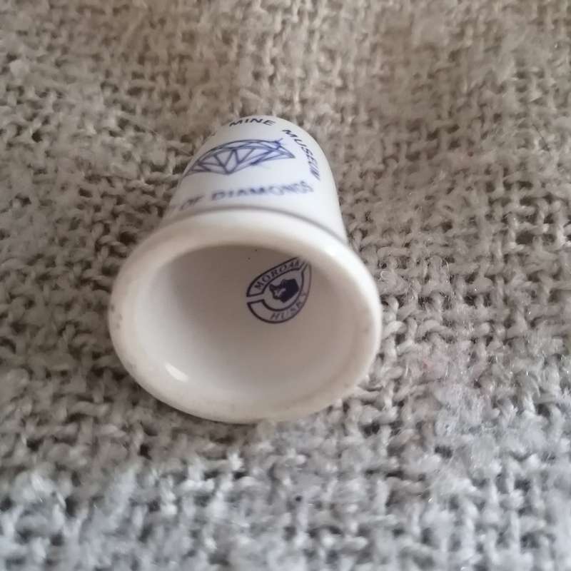 Kimberley Mine Museum Thimble Souvenir (suitable for Printer's Tray)