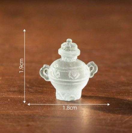 Frosted Glass Bottles (Miniature)