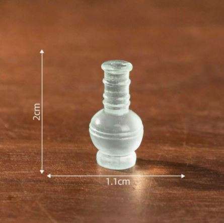 Frosted Glass Bottles (Miniature)