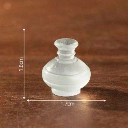 Frosted Glass Bottles (Miniature)