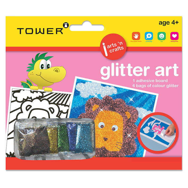 Glitter Art (Tower) - Lion