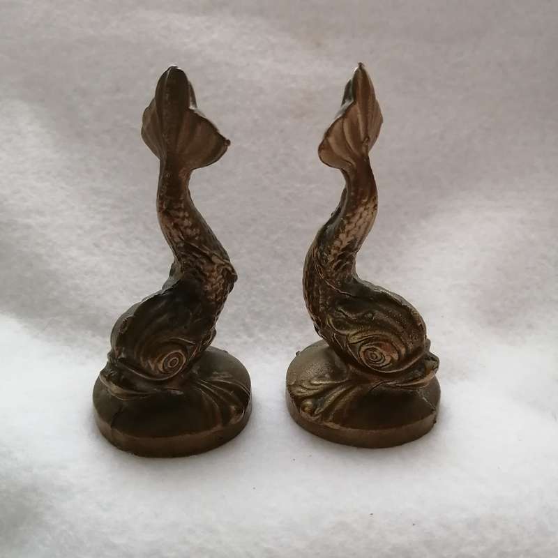 Pair of Fish Statuettes