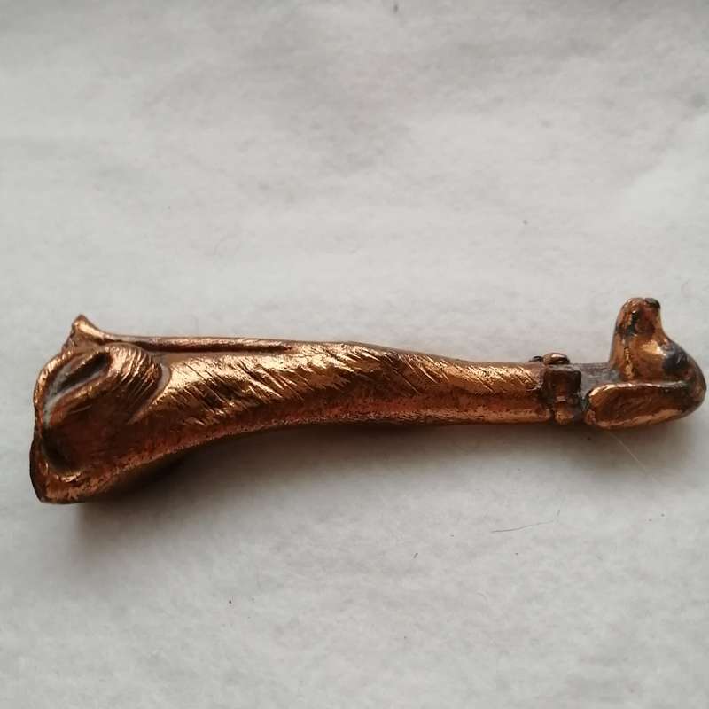 Abstract Dog 'Copper' Figurine