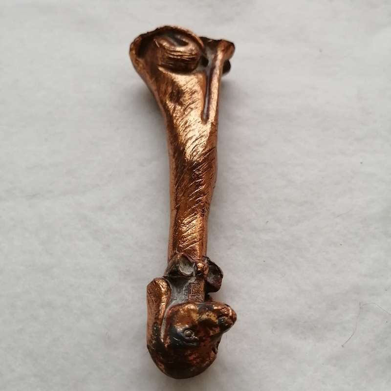 Abstract Dog 'Copper' Figurine