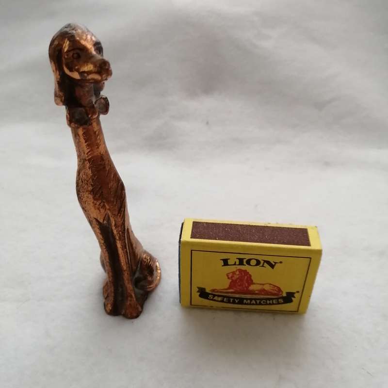Abstract Dog 'Copper' Figurine